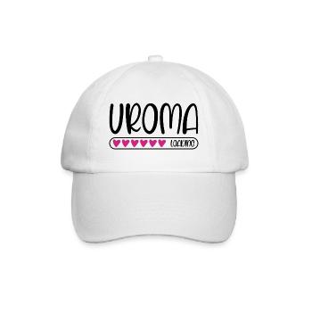 Uroma loading - Baseballkappe - Weiß/Weiß - Vorne