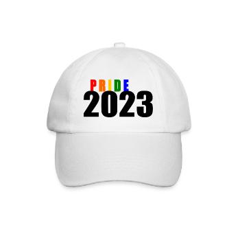 Pride 2023 - Baseballkappe - Weiß/Weiß - Vorne