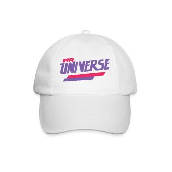 Universe Grafik Mr. Universe - Baseballkappe - Weiß/Weiß - Vorne