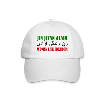Women life freedom - Baseballkappe - Weiß/Weiß - Vorne
