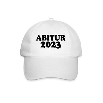 Abitur 2023 - Baseballkappe - Weiß/Weiß - Vorne