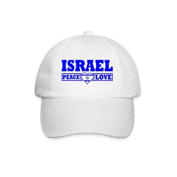 Israel - Baseballkappe - Weiß/Weiß - Vorne