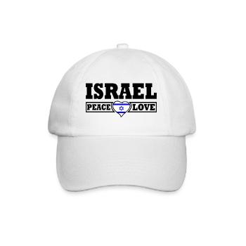 Israel - Baseballkappe - Weiß/Weiß - Vorne