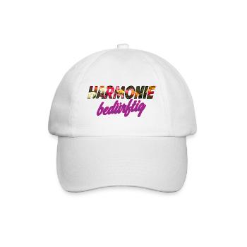 Harmonie bedürftig - Baseballkappe - Weiß/Weiß - Vorne