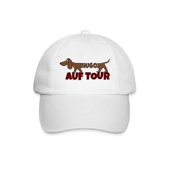 Hugo auf Tour - Baseballkappe - Weiß/Weiß - Vorne