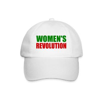 Womens revolution - Baseballkappe - Weiß/Weiß - Vorne