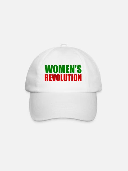 Womens revolution - Baseballkappe - Weiß/Weiß