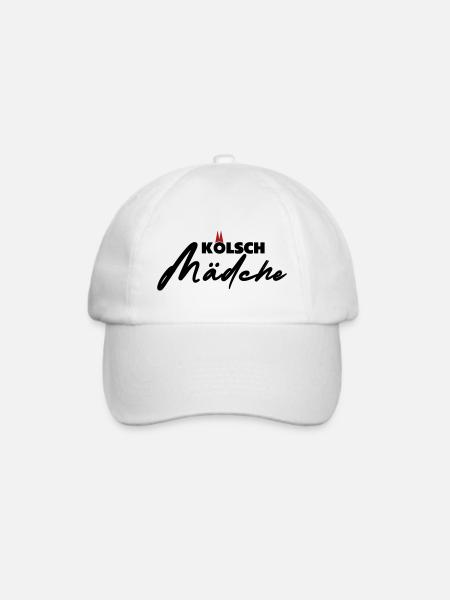 Kölsch Mädche - Baseballkappe - Weiß/Weiß