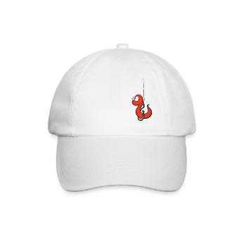 Wurm - Baseballkappe - Weiß/Weiß - Vorne