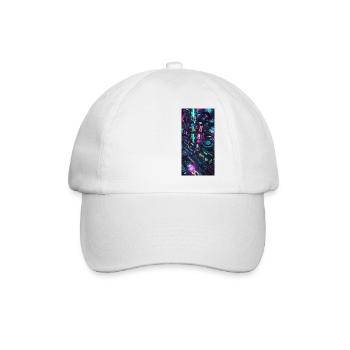 CYBERPUNK - Baseballkappe - Weiß/Weiß - Vorne