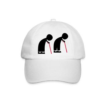 Menschen - Baseballkappe - Weiß/Weiß - Vorne