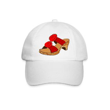 schuh sandale - Baseballkappe - Weiß/Weiß - Vorne
