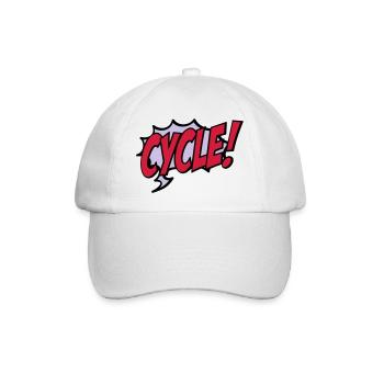 Radsport - Baseballkappe - Weiß/Weiß - Vorne