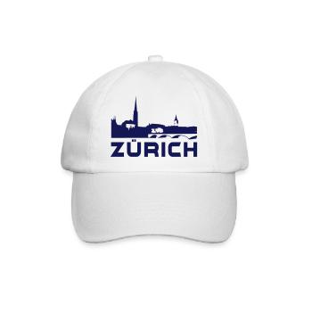 Zürich - Baseballkappe - Weiß/Weiß - Vorne