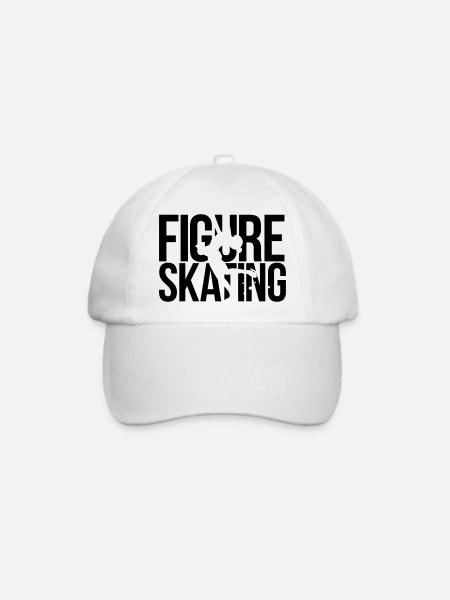 Eiskunstlauf - Baseballkappe - Weiß/Weiß