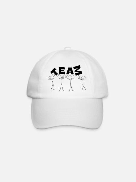 Team - Baseballkappe - Weiß/Weiß