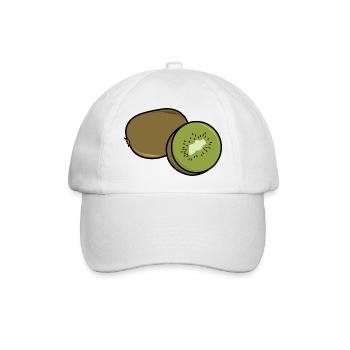 Kiwi fruit - Baseballkappe - Weiß/Weiß - Vorne