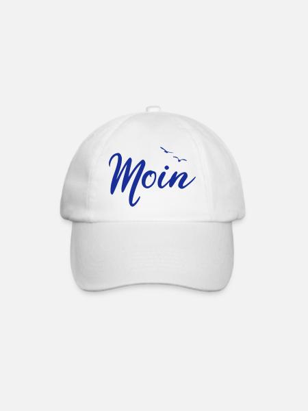 Moin & Möwen (D.I.Y.) - Baseballkappe - Weiß/Weiß