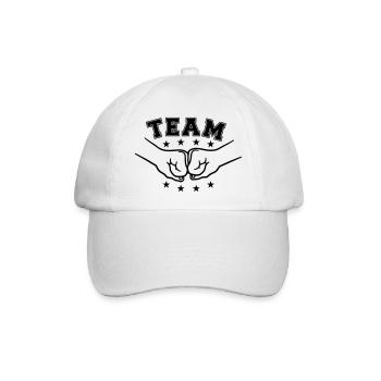 Team Freunde Faeuste - Baseballkappe - Weiß/Weiß - Vorne