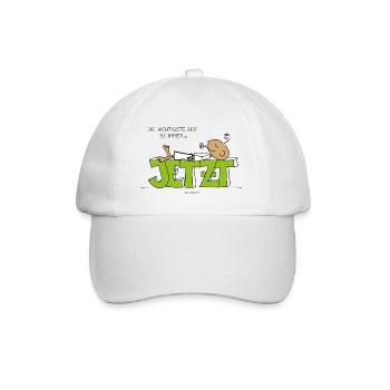 Jetzt - Baseballkappe - Weiß/Weiß - Vorne