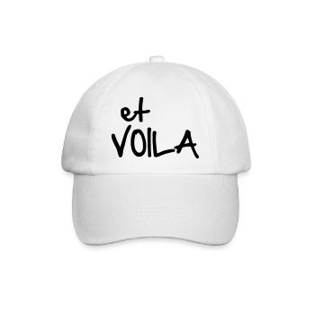 ET VOILA - Baseballkappe - Weiß/Weiß - Vorne