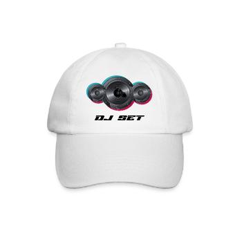 DJ - Baseballkappe - Weiß/Weiß - Vorne