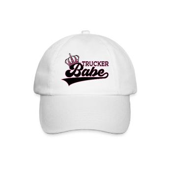 TRUCKER BABE - Baseballkappe - Weiß/Weiß - Vorne