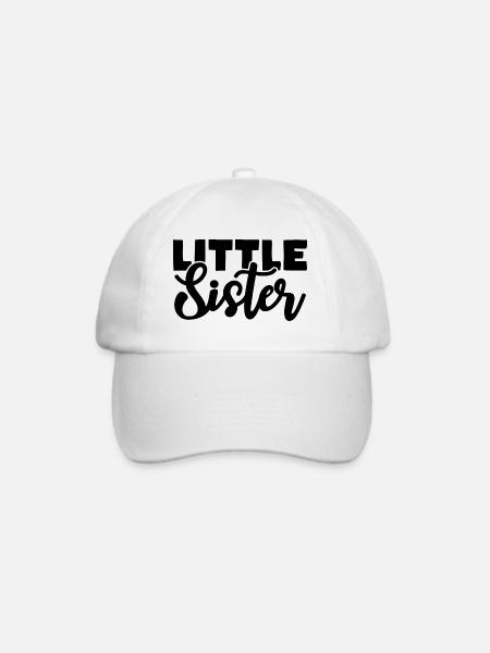 Little Sister - Baseballkappe - Weiß/Weiß