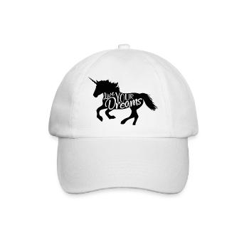 Unicorn - Baseballkappe - Weiß/Weiß - Vorne
