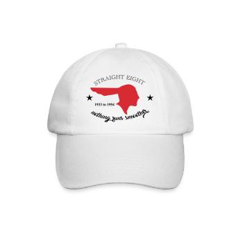 Straight Eight - Baseballkappe - Weiß/Weiß - Vorne