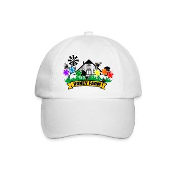Honigfarm - Baseballkappe - Weiß/Weiß - Vorne