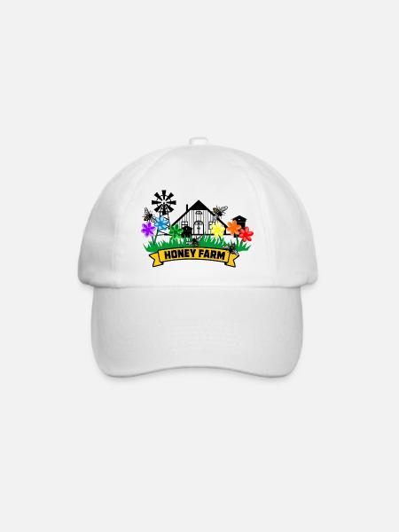 Honigfarm - Baseballkappe - Weiß/Weiß