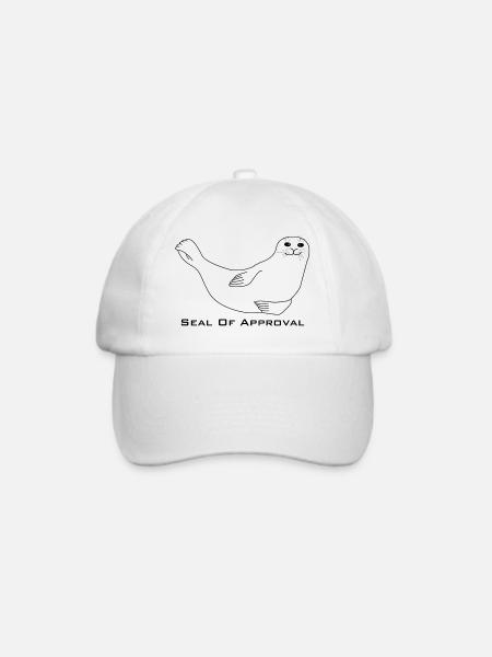 Gütesiegel - Baseballkappe - Weiß/Weiß
