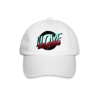 dab move christmas gift birthday present dj - Baseballkappe - Weiß/Weiß - Vorne