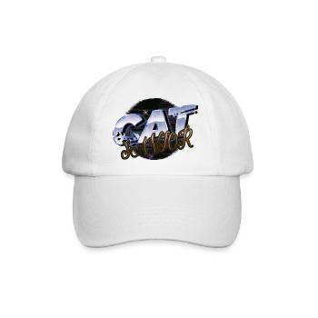 dogs animal print beagle lovers animal love - Baseballkappe - Weiß/Weiß - Vorne