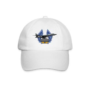 B-1B Lancer - Baseballkappe - Weiß/Weiß - Vorne