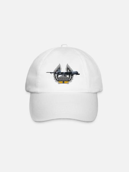 B-52 Stratofortress - Baseballkappe - Weiß/Weiß