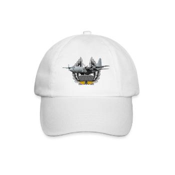 C-130 Hercules - Baseballkappe - Weiß/Weiß - Vorne