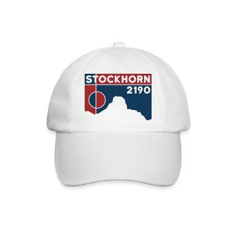 Stockhorn Berner Oberland Thun Wanderung Souvenir - Baseballkappe - Weiß/Weiß - Vorne