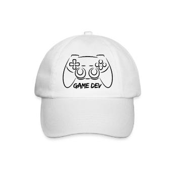 Videospielproduzent - Baseballkappe - Weiß/Weiß - Vorne