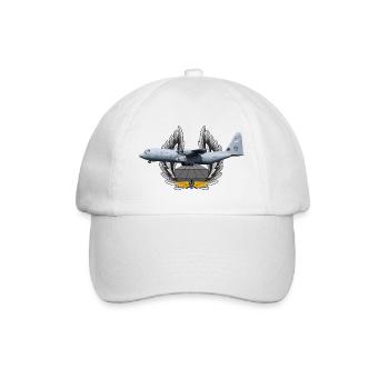 C-130 Super Hercules - Baseballkappe - Weiß/Weiß - Vorne
