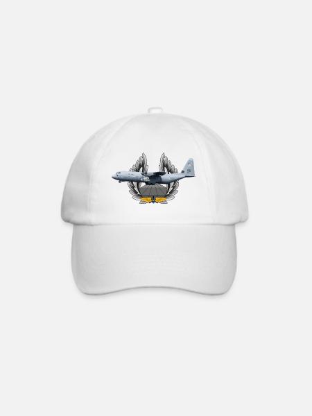 C-130 Super Hercules - Baseballkappe - Weiß/Weiß