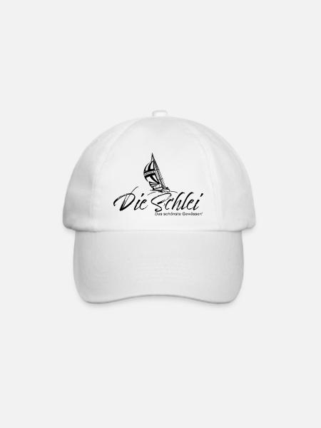Schlei / Schleimünde Bo-Grafik - Baseballkappe - Weiß/Weiß