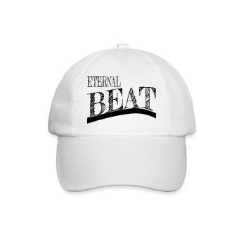 present idea sayings rhythm geek timeless elegance - Baseballkappe - Weiß/Weiß - Vorne