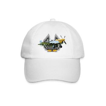 P-51 - Baseballkappe - Weiß/Weiß - Vorne