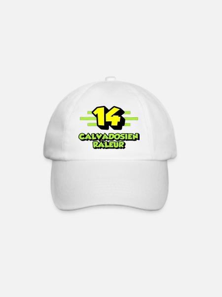 Klagender Calvadosian - Baseballkappe - Weiß/Weiß