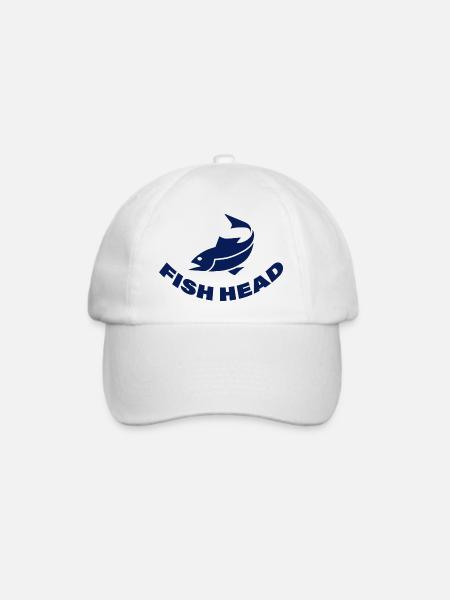 FISH HEAD - Baseballkappe - Weiß/Weiß