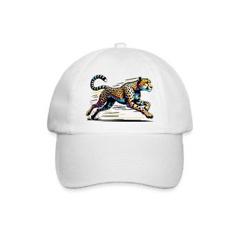 Gepard - Baseballkappe - Weiß/Weiß - Vorne
