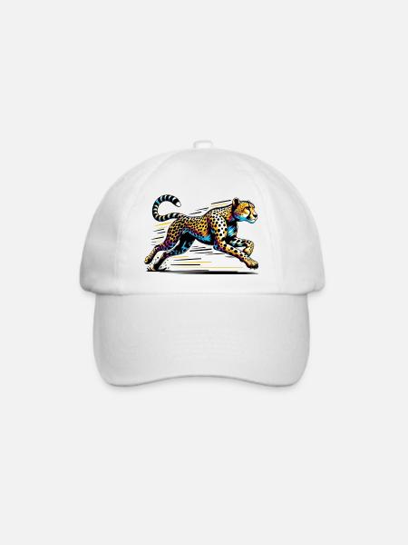 Gepard - Baseballkappe - Weiß/Weiß