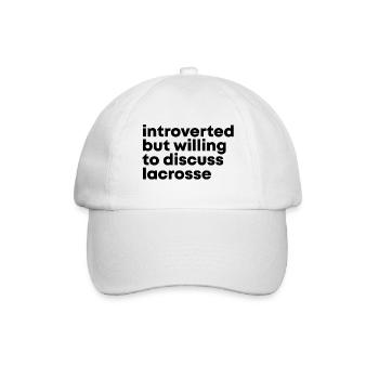 Lacrosse Lacrosse Lacrosse - Baseballkappe - Weiß/Weiß - Vorne